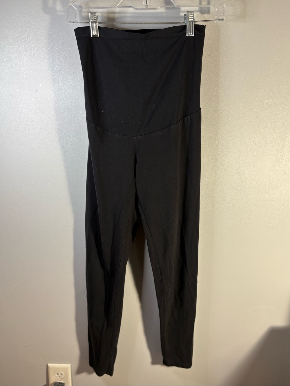 Motherhood Black Maternity Support Leggings